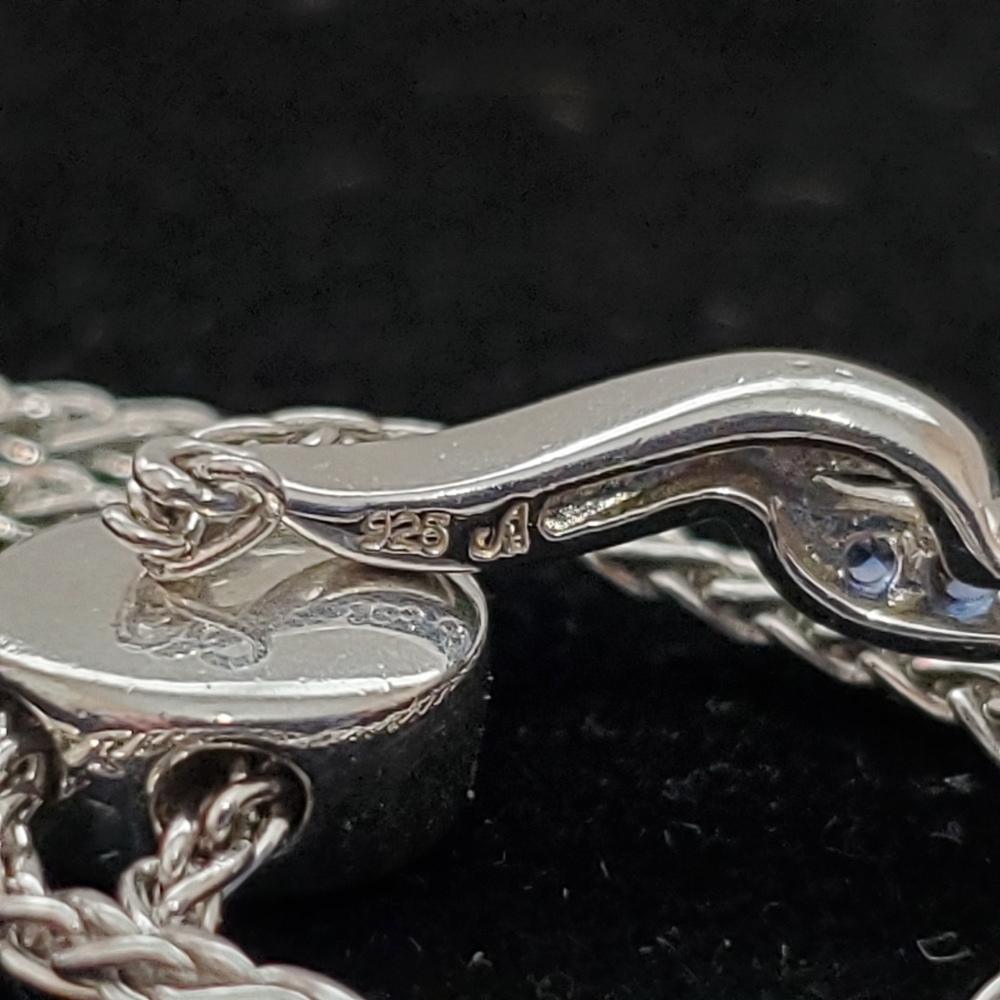 Sterling Sapphire Bolo Bracelet  (Fits up to 8 1/4” Wrist) - Picture 13 of 16